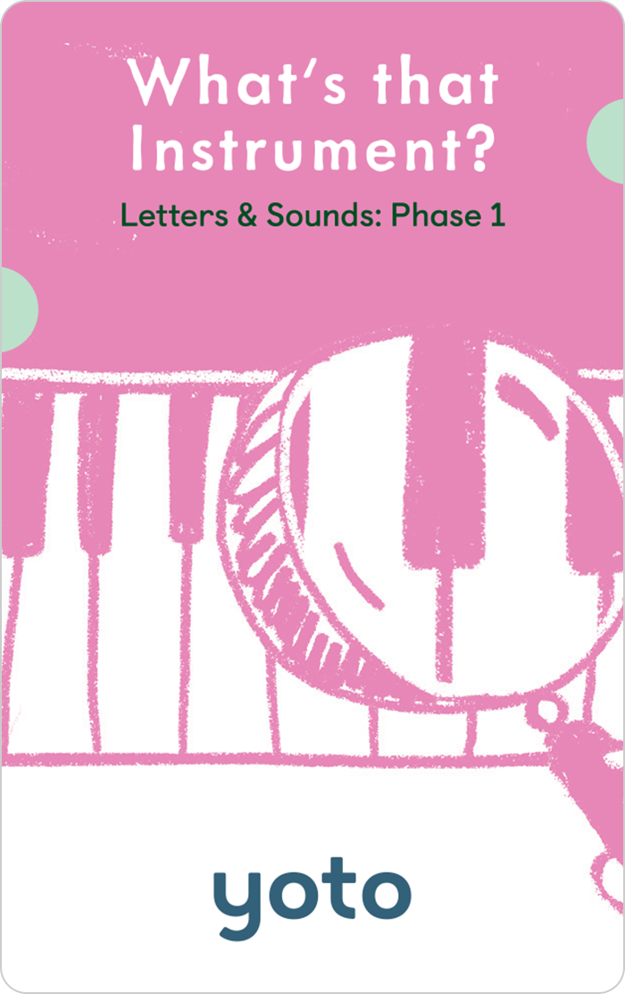 Phonics: What's that Instruments? Card - Not for sale